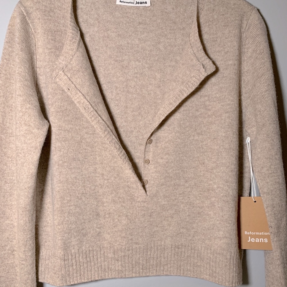 NWT Reformation Cashmere Sweater XS, S, L - Picture 7 of 9